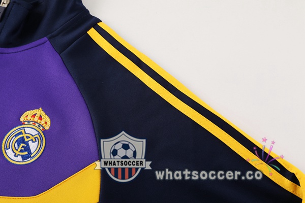 Training Jacket Real Madrid Blue Royal Purple 2024-2025