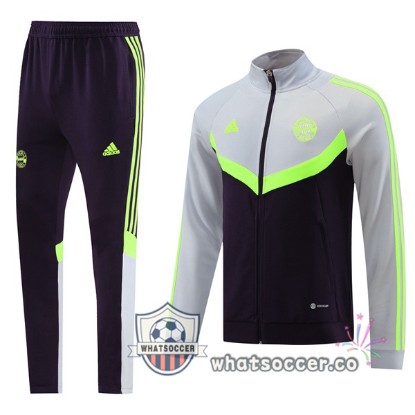 Training Jacket Bayern Munich Gray Black 2024-2025