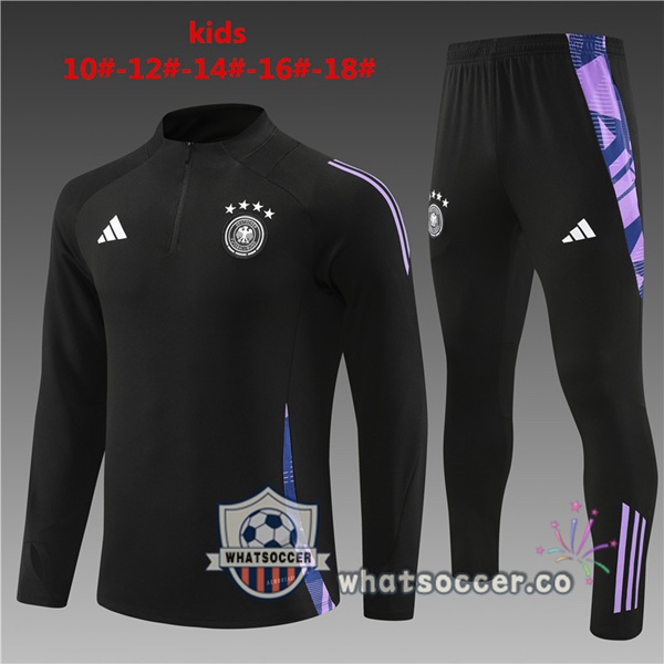 Tracksuit Germany Kids Black 2024-2025