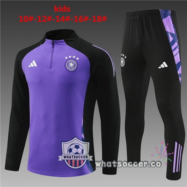 Tracksuit Germany Kids Purple 2024-2025