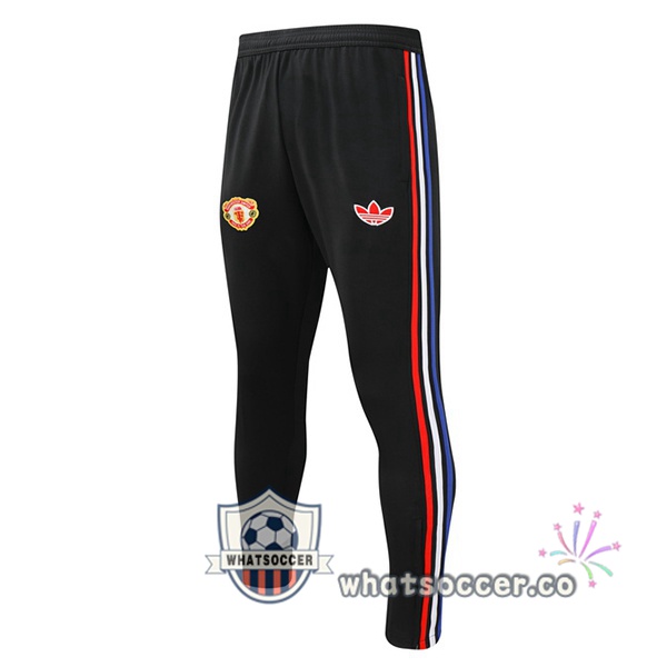 Manchester United Soccer Pants Black 2024-2025