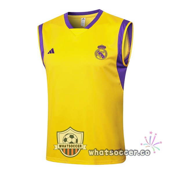 Real Madrid Soccer Vest Yellow 2024-2025