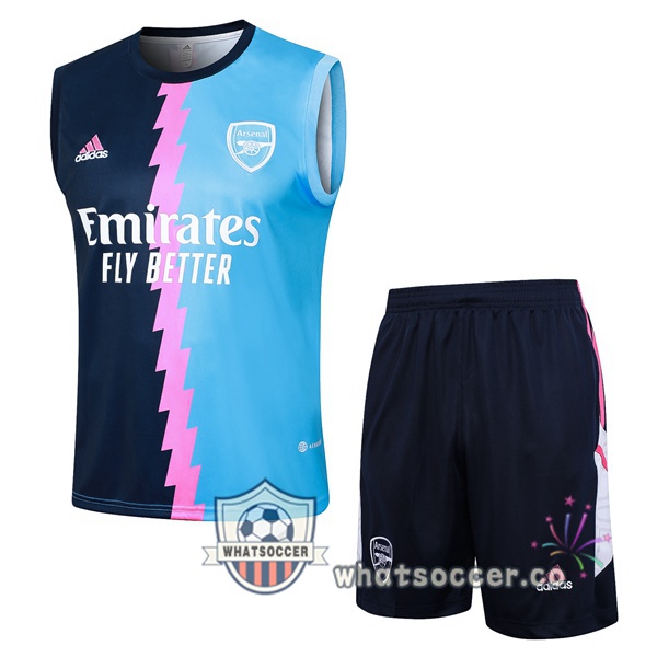 Arsenal Soccer Vest + Shorts Blue 2024-2025