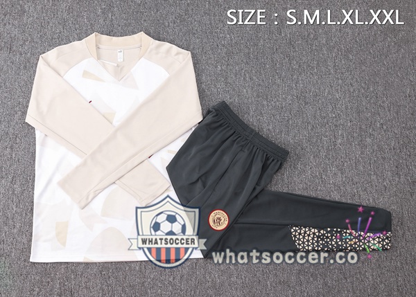 Tracksuit Manchester City White Yellow 2024-2025