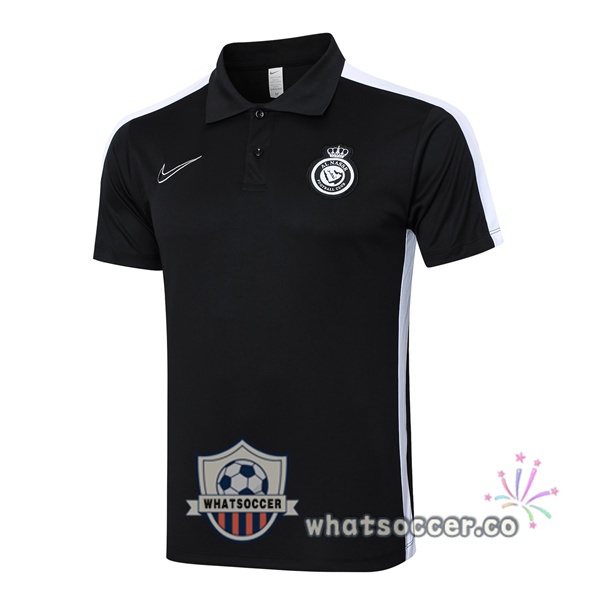 Training Polo Al-Nassr FC Black 2024-2025