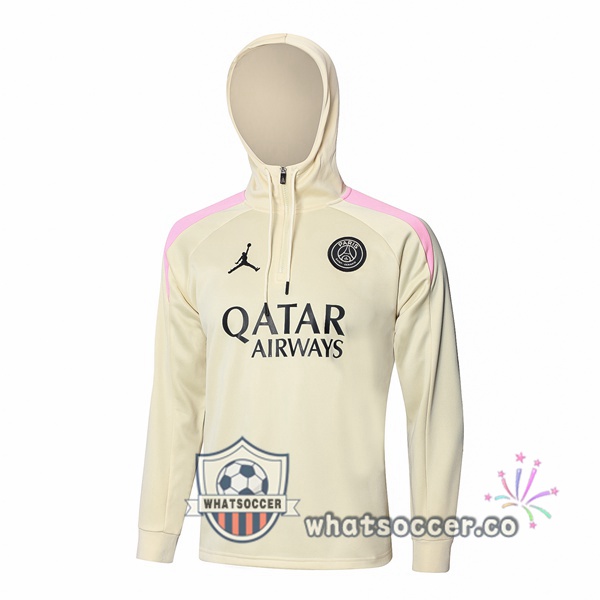 Hooded Sweatshirt JORDAN Paris PSG Yellow 2024-2025