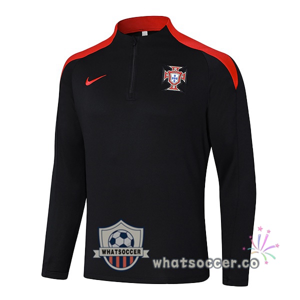 Soccer Sweater Portugal Black 2024-2025