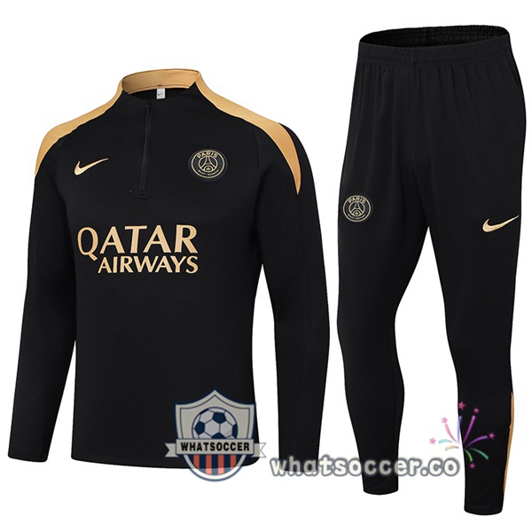 Tracksuit Paris PSG Black 2024-2025