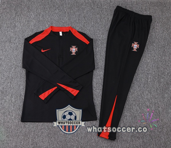 Tracksuit Portugal Black 2024-2025