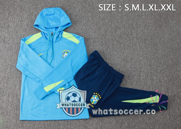 Tracksuit - Hooded Brazil Blue 2024-2025