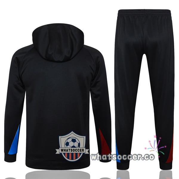 Tracksuit - Hooded FC Barcelona Black 2024-2025