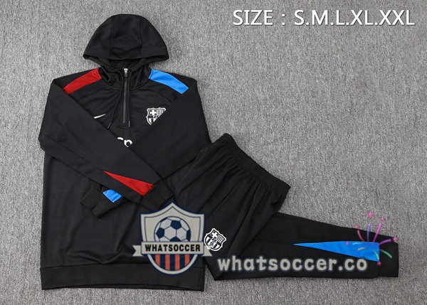 Tracksuit - Hooded FC Barcelona Black 2024-2025