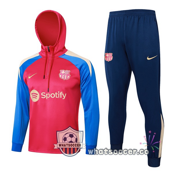Tracksuit - Hooded FC Barcelona Red 2024-2025