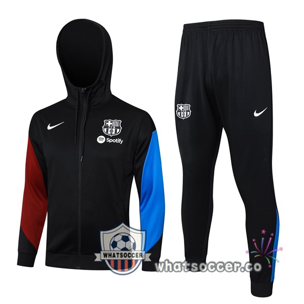 Tracksuit - Windbreaker FC Barcelona Black 2024-2025