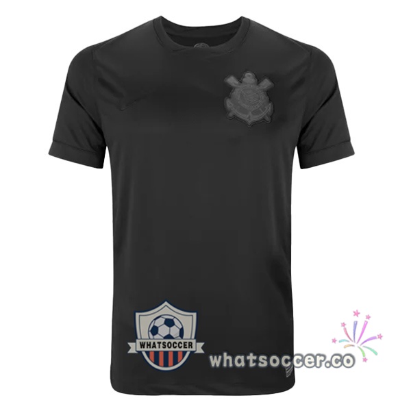 Corinthians Away Soccer Jerseys Black 2024-2025