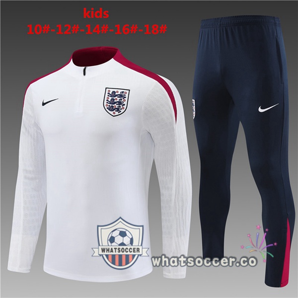 Tracksuit England Kids White 2024-2025