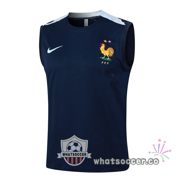 France Soccer Vest Blue Royal 2024-2025