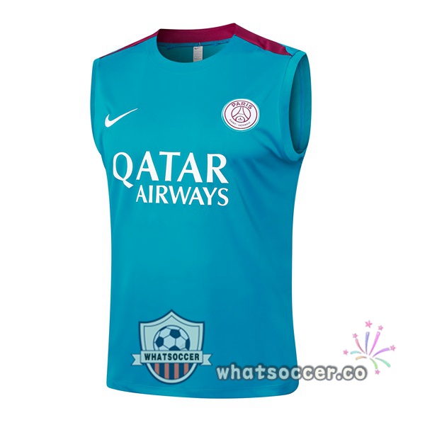 Paris PSG Soccer Vest Blue 2024-2025