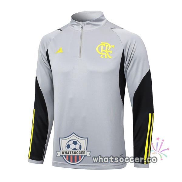 Soccer Sweater Flamengo Gray 2024-2025