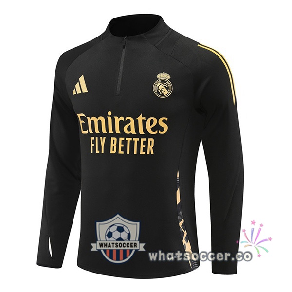 Soccer Sweater Real Madrid Black 2024-2025