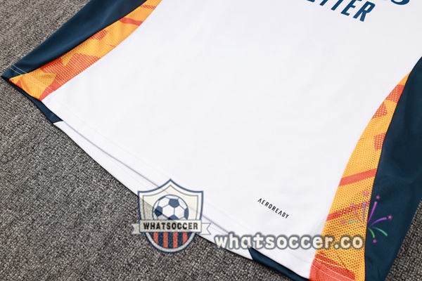 Tracksuit Real Madrid White Yellow 2024-2025