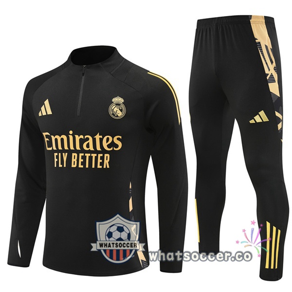 Tracksuit Real Madrid Black 2024-2025