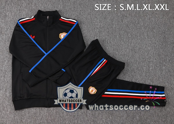 Training Jacket Manchester United Black 2024-2025
