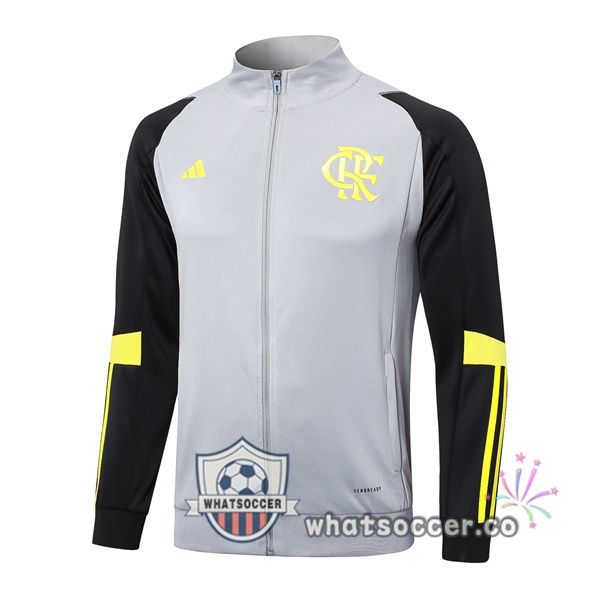 Soccer Jacket Flamengo Gray 2024-2025
