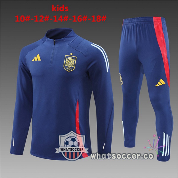 Tracksuit Spain Kids Blue 2024-2025
