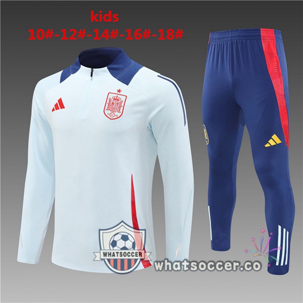 Tracksuit Spain Kids White 2024-2025