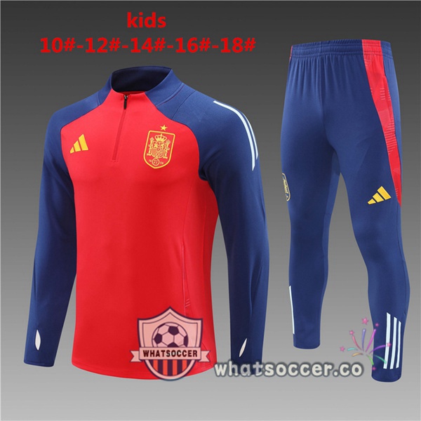 Tracksuit Spain Kids Red 2024-2025