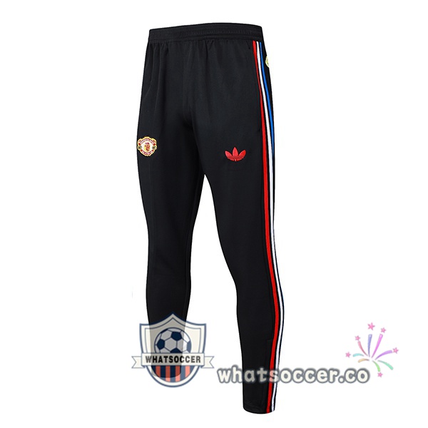 Manchester United Soccer Pants Black 2024-2025