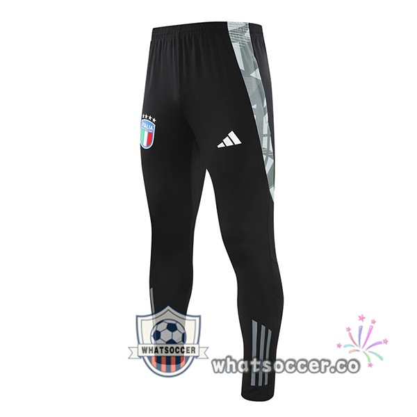 Italy Soccer Pants Black 2024-2025