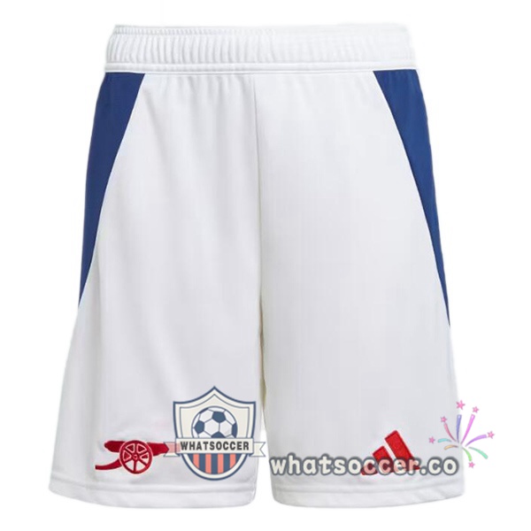 Arsenal Home Soccer Shorts White 2024-2025