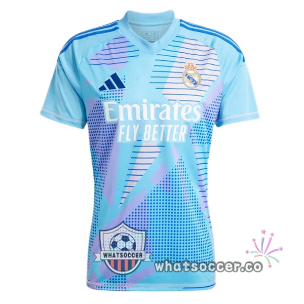 Real Madrid Goalkeeper Soccer Jerseys Blue 2024-2025