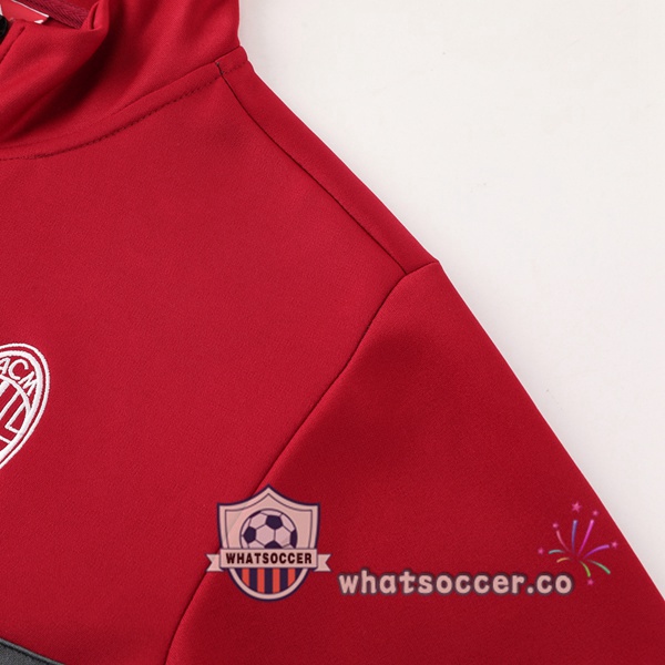 Training Jacket AC Milan Red Gray 2024-2025