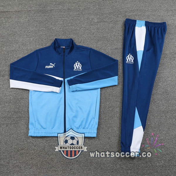 Training Jacket Olympique de Marseille Blue 2024-2025