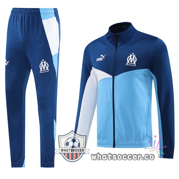 Training Jacket Olympique de Marseille Blue 2024-2025