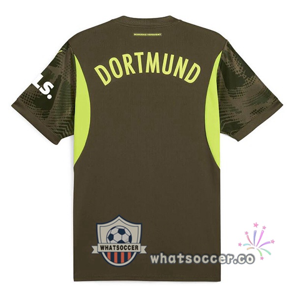Dortmund BVB Goalkeeper Soccer Jerseys Green 2024-2025