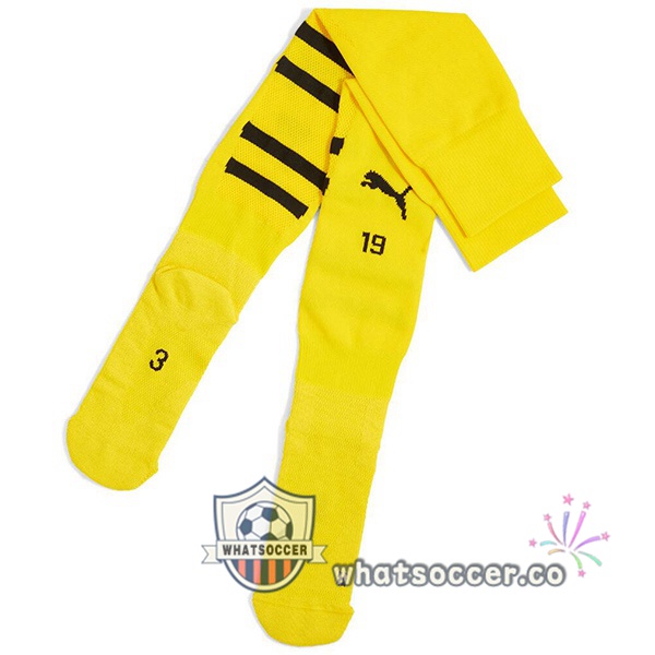 Dortmund BVB Home Soccer Socks Yellow 2024-2025