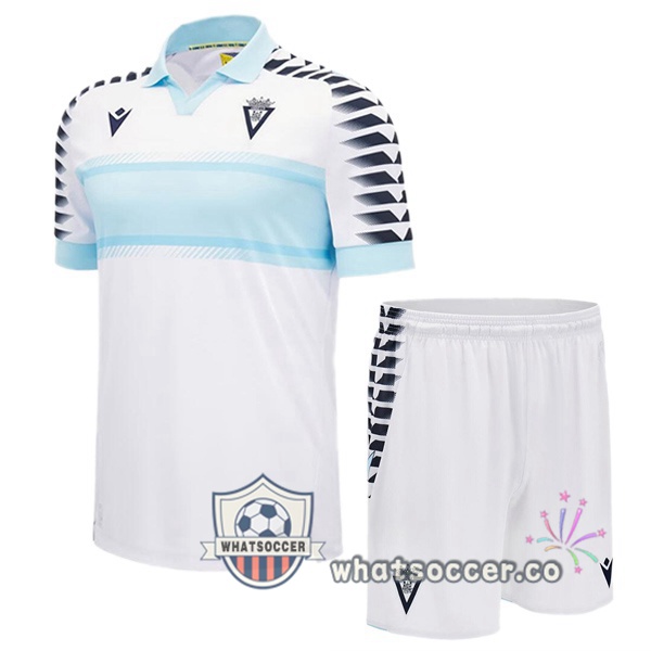 Cadiz CF Kids Away Soccer Jerseys White 2024-2025