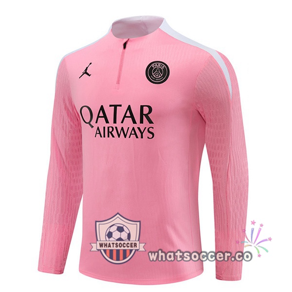Soccer Sweater JORDAN Paris PSG Rose 2024-2025