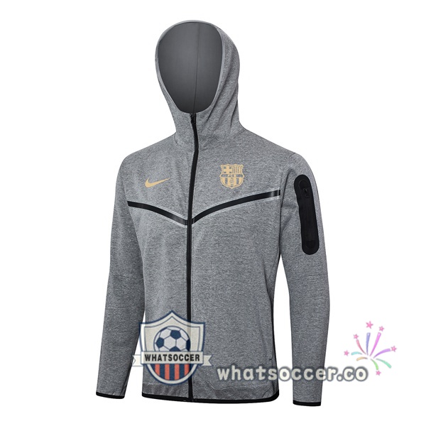 Hooded Sweatshirt FC Barcelona Gray 2024-2025