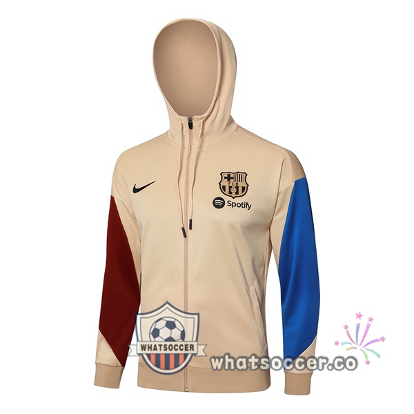 Hooded Sweatshirt FC Barcelona Yellow 2024-2025