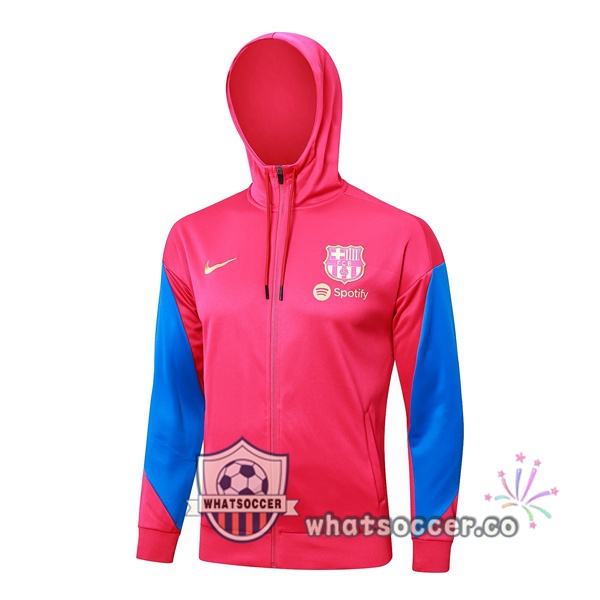 Hooded Sweatshirt FC Barcelona Red 2024-2025