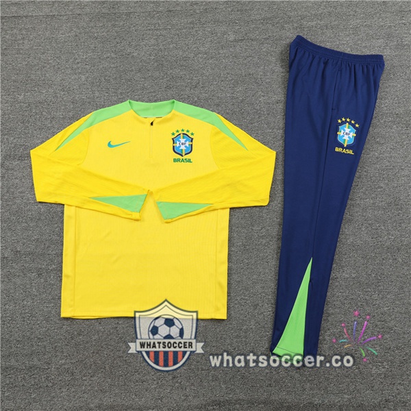 Tracksuit Brazil Yellow 2024-2025