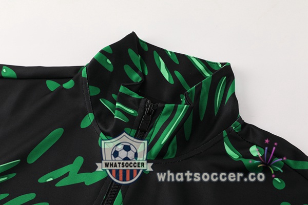 Training Jacket Nigeria Black Green 2024-2025