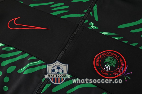 Training Jacket Nigeria Black Green 2024-2025