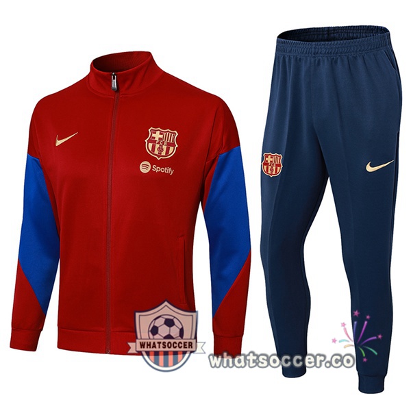 Training Jacket FC Barcelona Red 2024-2025