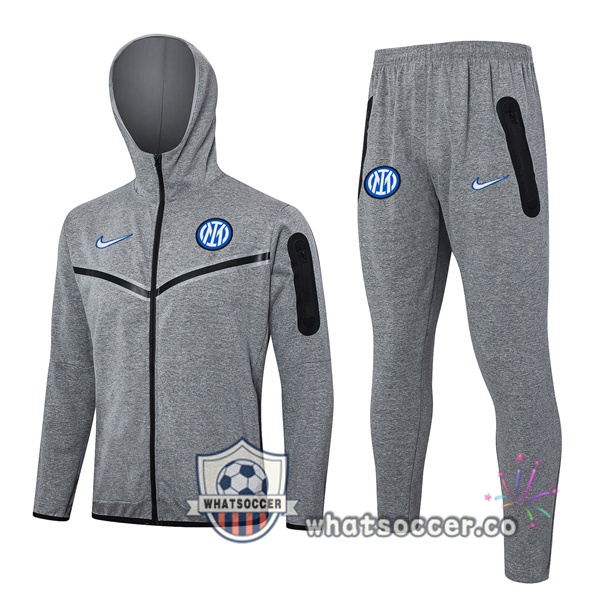 Tracksuit - Hooded Inter Milan Gray 2024-2025